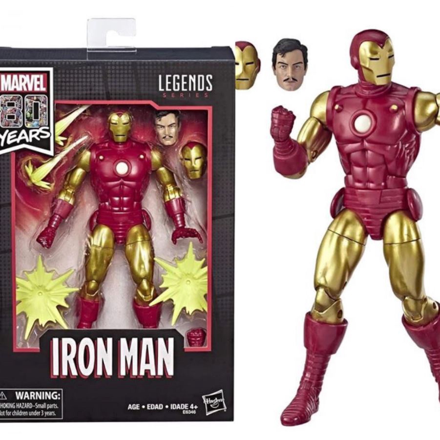 80th anniversary marvel legends iron man