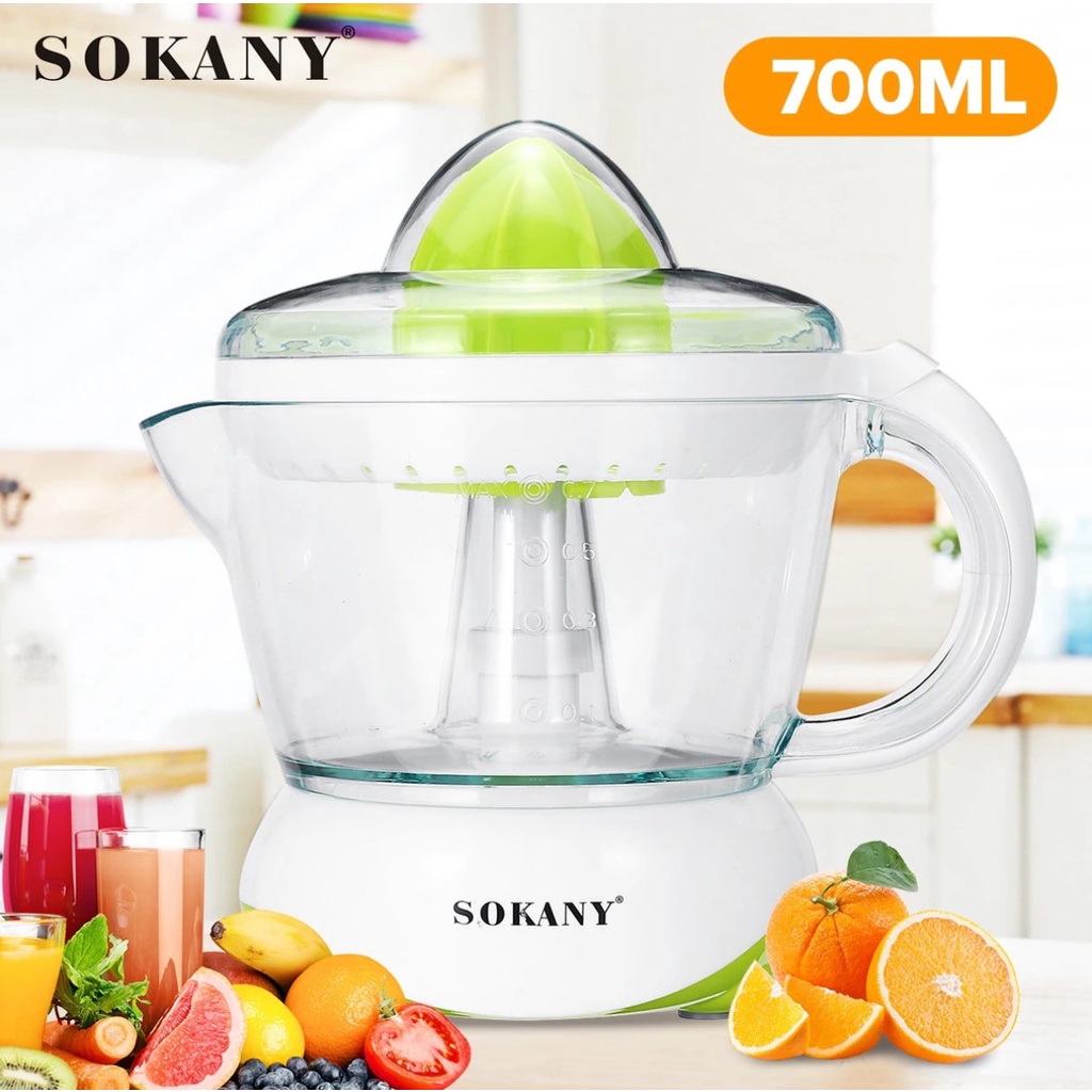 SOKANY Electric Citrus Juicer 700ML Orange Juice Squeezer Juice Press Lemon Juice Extractor 果汁机炸汁机水果机橙机