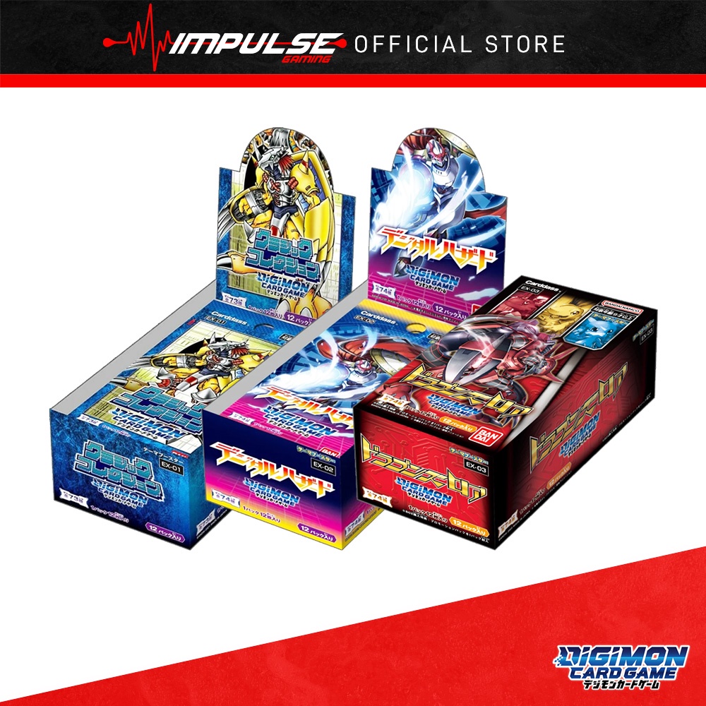 Digimon TCG Booster Box Japan Version EX01 Classic Collection / EX