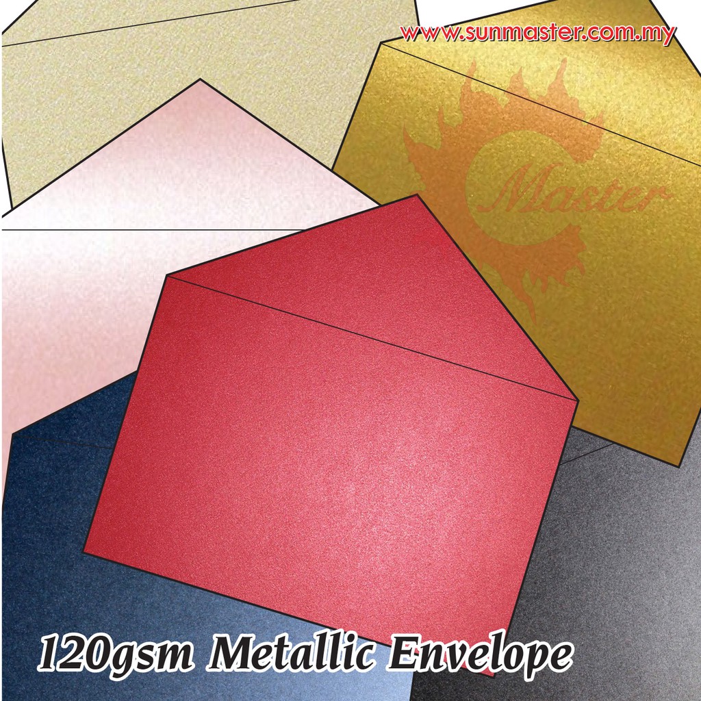 6.5" x 4.5" Metallic Envelope (1s) | Shopee Malaysia