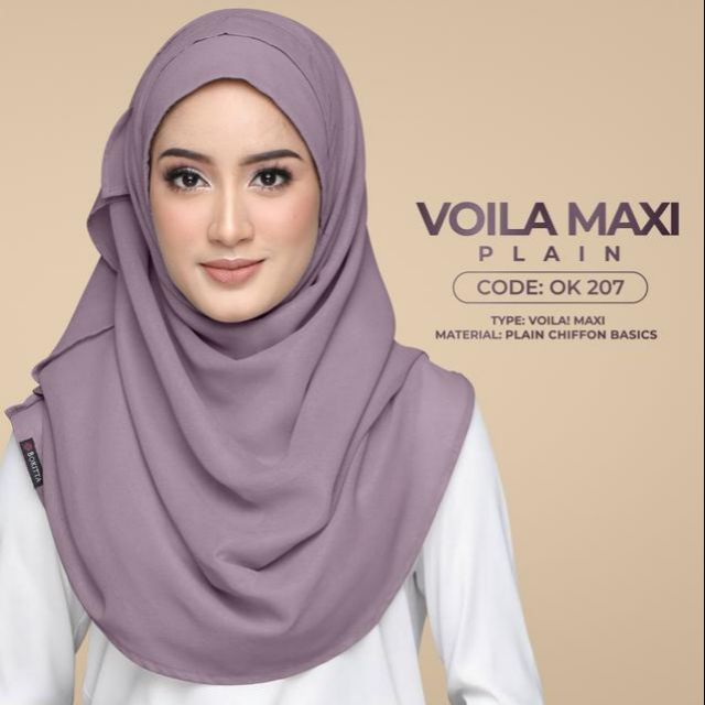 💥 TUDUNG BOKITTA VOILA MAXI PLAIN COLLECTION 💥 | Shopee Malaysia