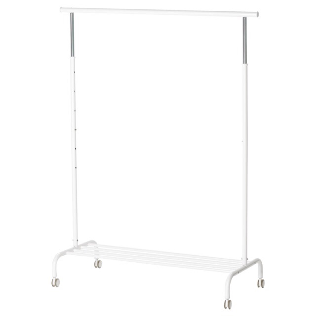  IKEA  RIGGA Clothes rack Open Wardrobe Rak  Baju  Ampai 