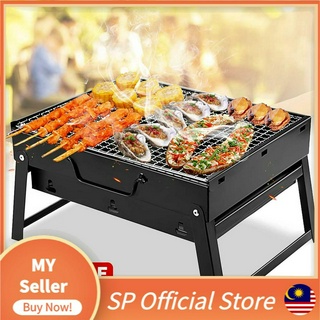 Portable Foldable Bbq Grill Perfect For Outdoor Camping Picnics