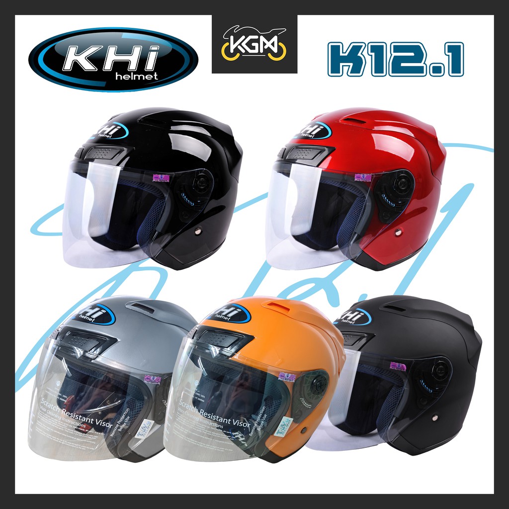 KHI K12.1 Helmet with Visor L SIZE (100 ORIGINAL) Shopee Malaysia