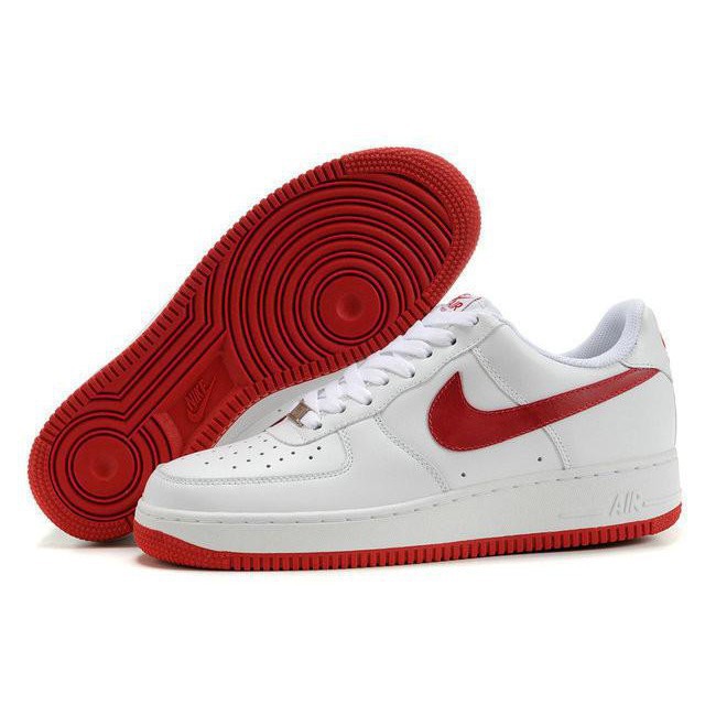 nike air force 1 with red tick