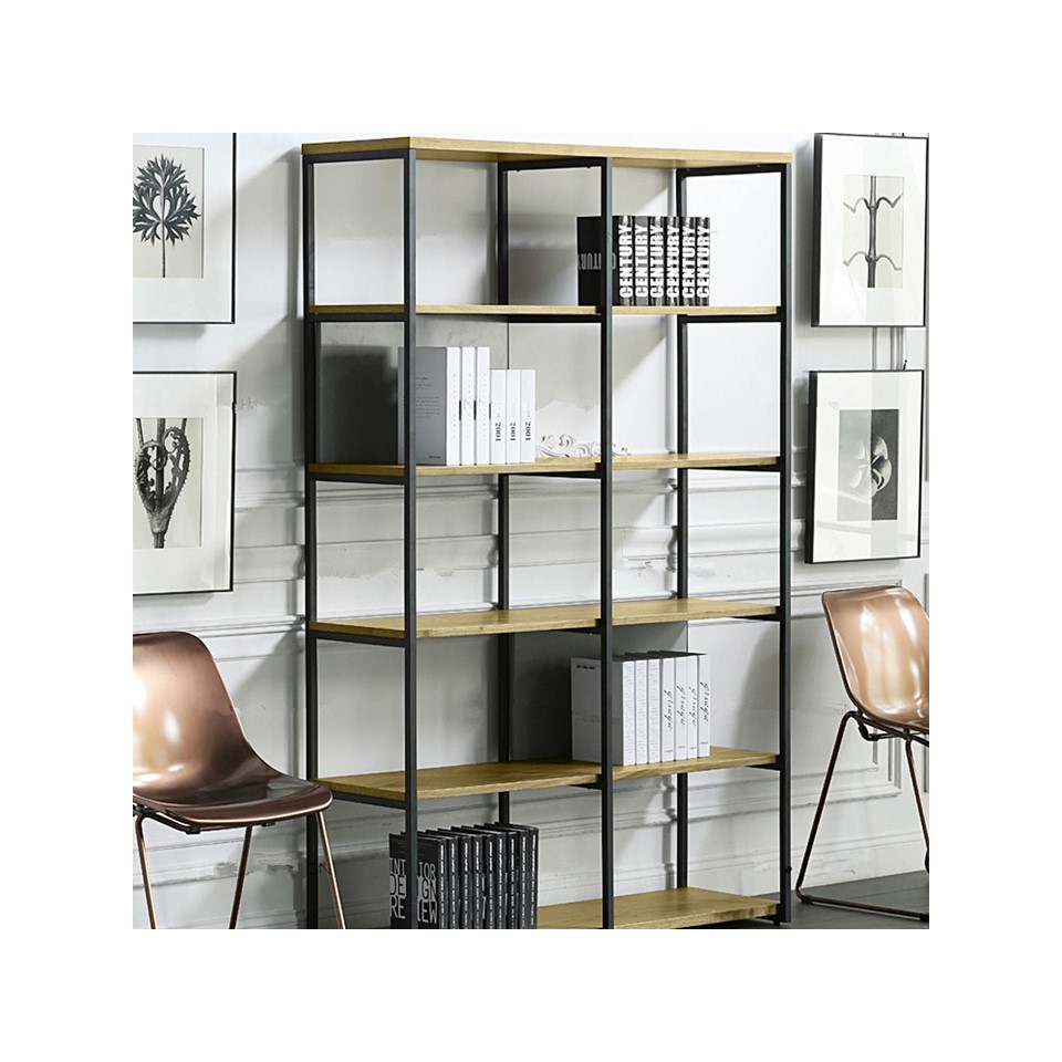 FINSSO : ROMERO Multi Layer Modern Industrial Style Wall Storage Iron Shelf Divider