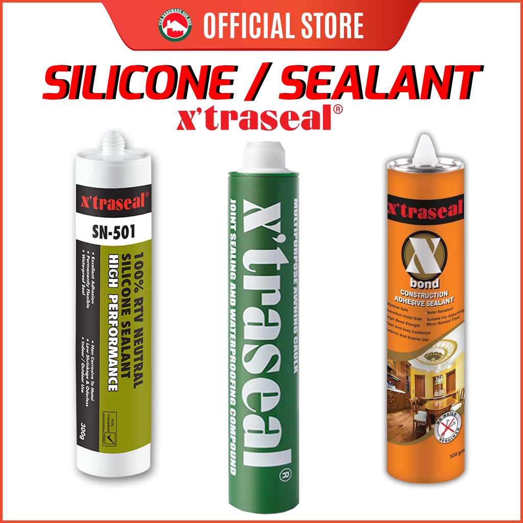 Xtraseal Silicone Sealant Xbond Awning And Roofing Easy To Apply Shopee Malaysia 7662