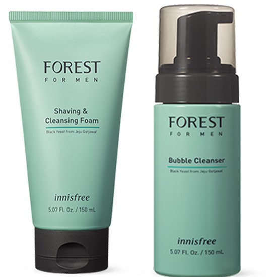 forest for men bubble cleanser