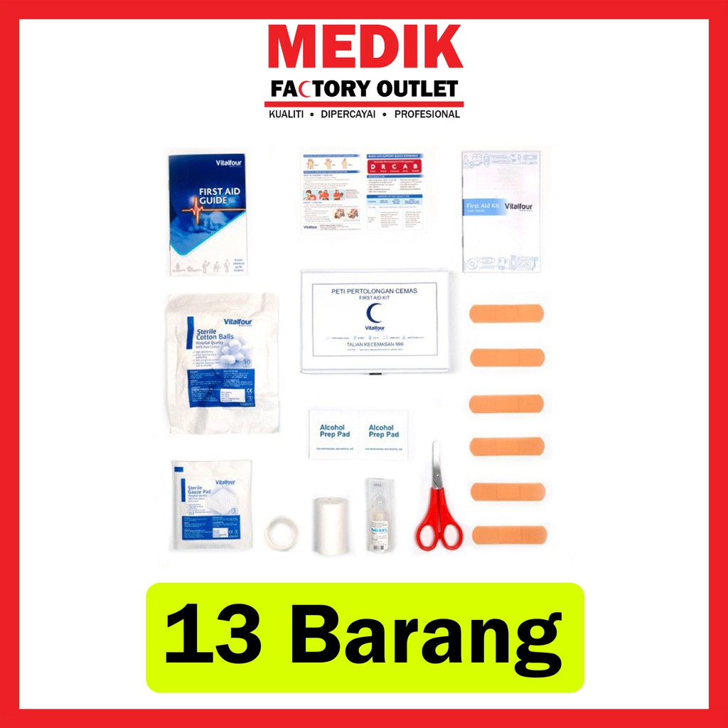 Peti Pertolongan Cemas First Aid Kit Mini Shopee Malaysia