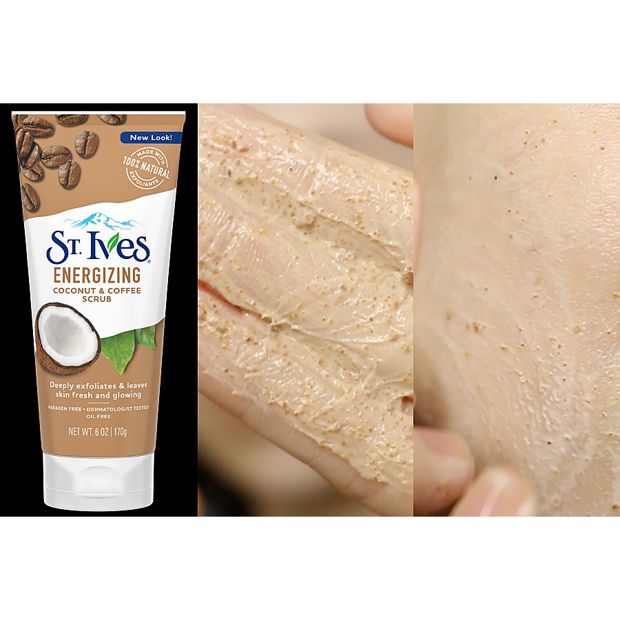 St Ives Energizing Coconut Coffee Scrub Shopee Malaysia