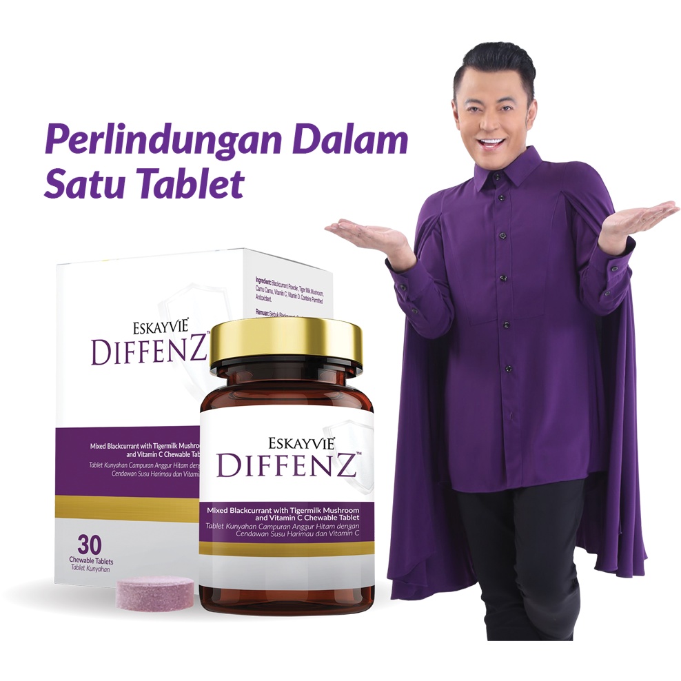 ESKAYVIE Diffenz Cendawan Susu Harimau VITAMIN C ORIGINAL Shopee Malaysia