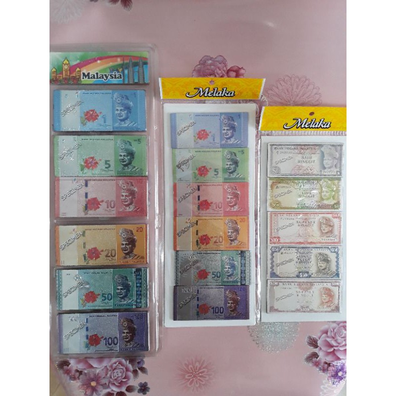 READY STOK Magnet Refrigerator Currency Malaysia Ringgit Koleksi Souvenir