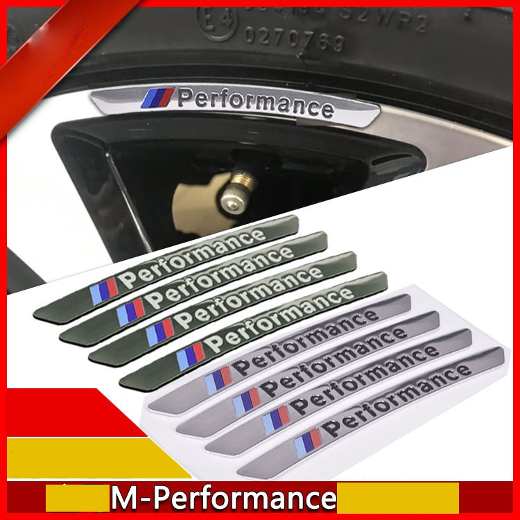 BMW mpower modified M standard wheel decoration sticker for new 1 series 3 series 45 series M3 M5 X1 X3 X5 X6 wheel decoration strip