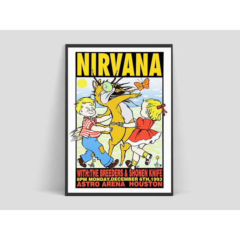 READY STOCKNirvana Vintage Style Magazine Retro Poster Rock band Memorabilia Legendary Iconic Wall Decor Poster Grunge