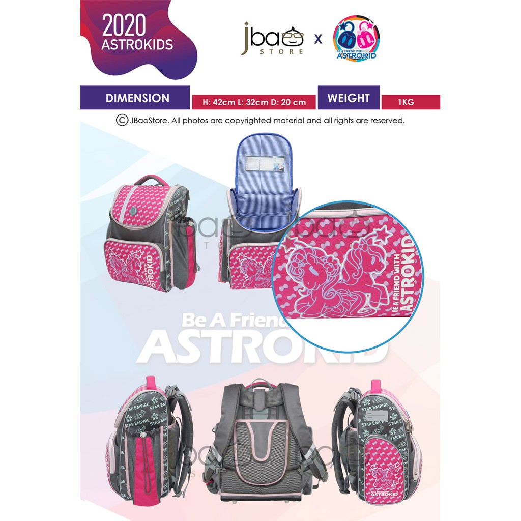 astro kid school bag penang