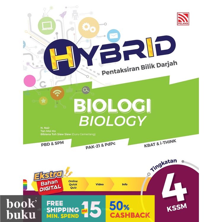 Pelangi 2022 Hybrid PBD Biologi / Biology Dwibahasa Tingkatan / Form 4