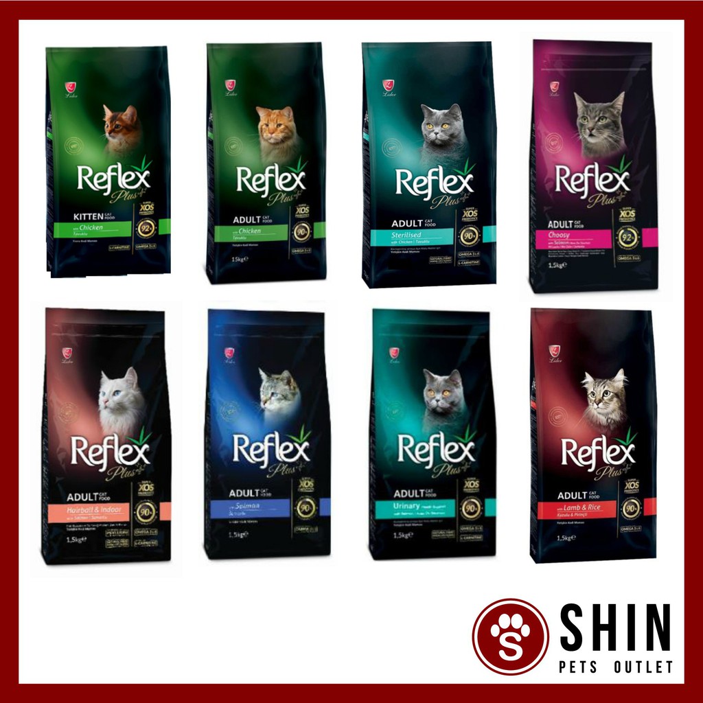 Makanan Kucing Reflex Plus Cat Dry Food Kitten Adult 1 5kg Shopee Malaysia