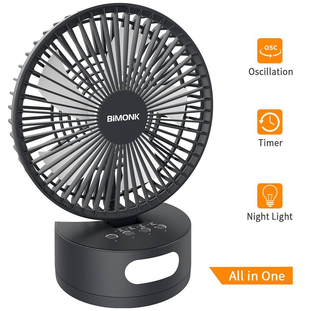 battery oscillating fan