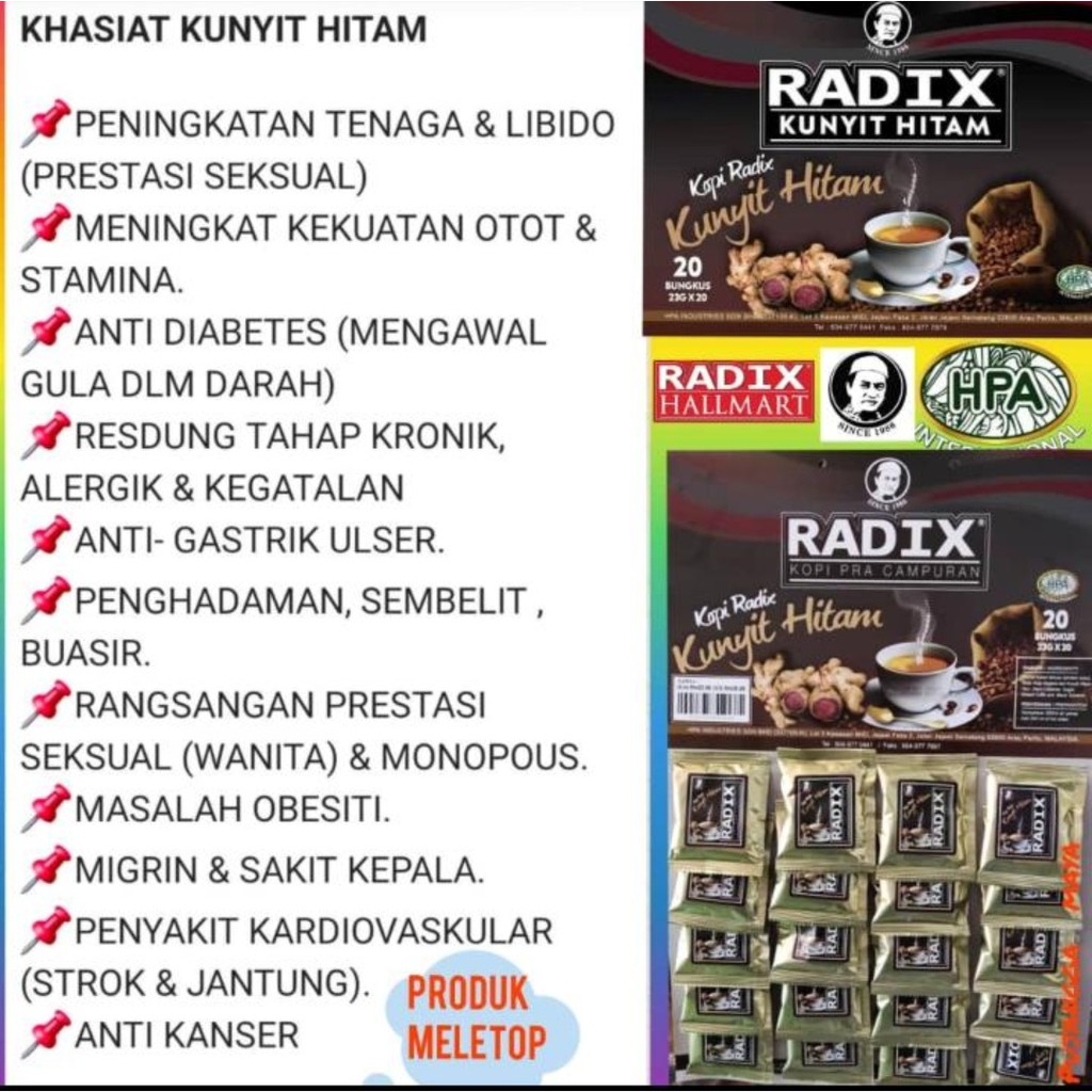 Viral Hot Item Kopi Kunyit Hitam Hpa Malaysia