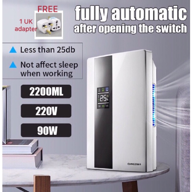 🔥Ready stock🔥 Yang Zi Dehumidifier Air purifier Air Fresheners Smart LED Remote control Humidity sensor 杨子除湿机 空气净化除湿器 除潮