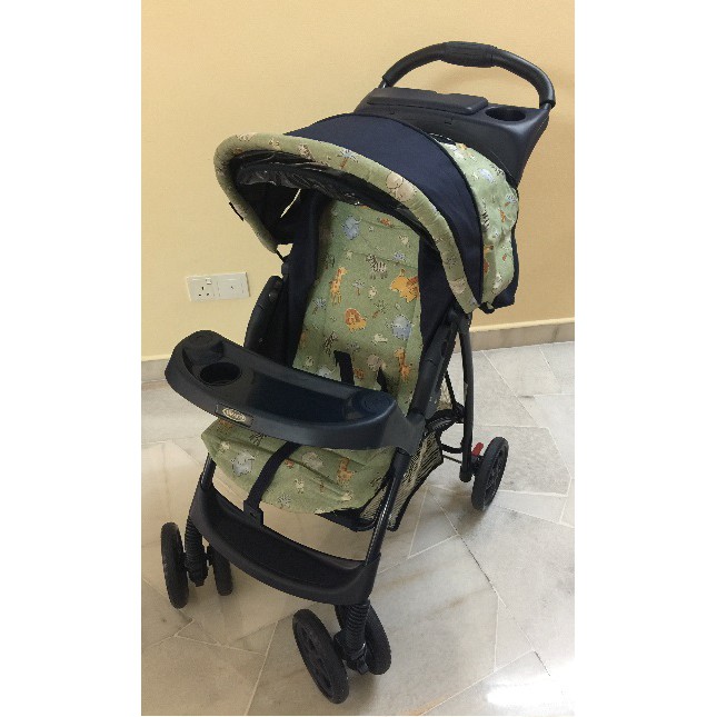 Graco Literider Stroller (Jungle Theme) Cash & Carry KL Shopee Malaysia