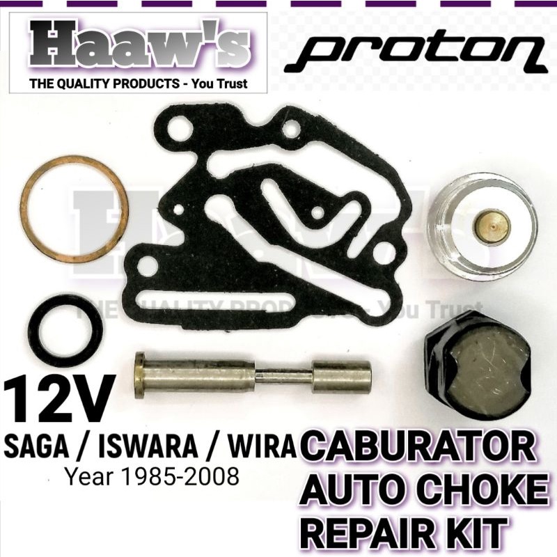 Caburator Auto Choke Assembly Repair Kit 12v Proton Saga Iswara 1985 2008 Shopee Malaysia