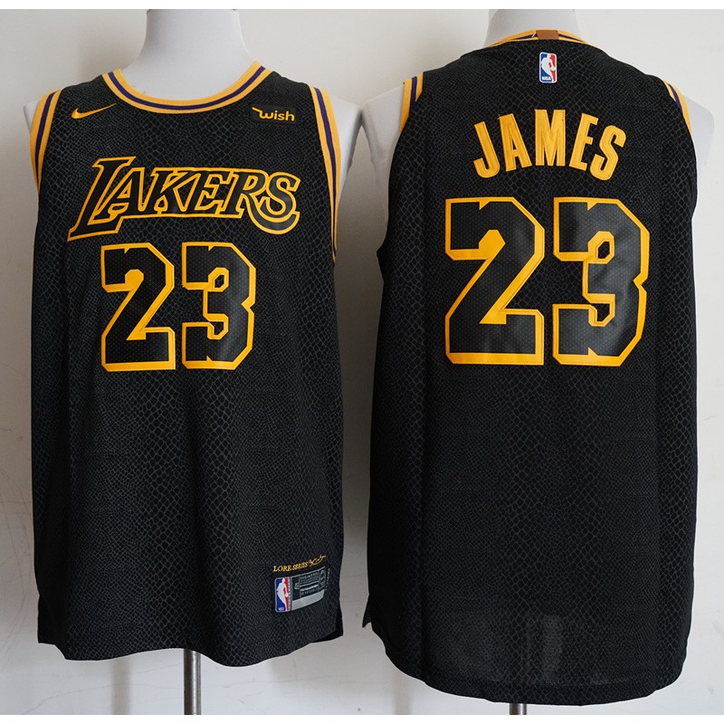 lebron james jersey black lakers