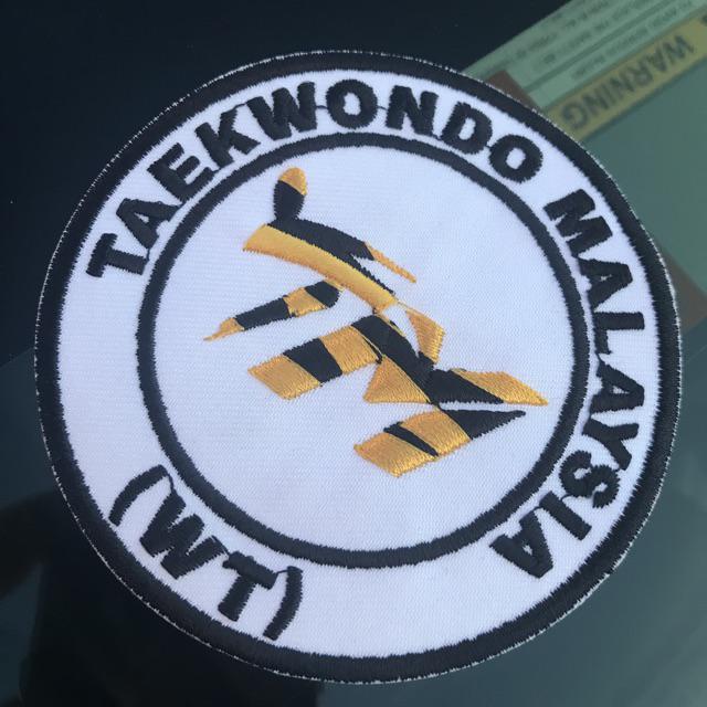 Taekwondo Malaysia Logo TM logo Embroidery | Shopee Malaysia