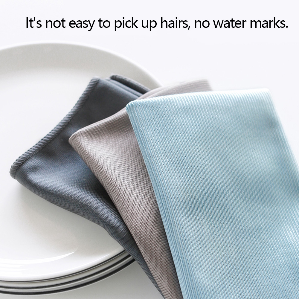 10x Microfibre Polishing Cloth Glass Cloth Microfibre Window Cloth Glass Wipes Mirror Towel 