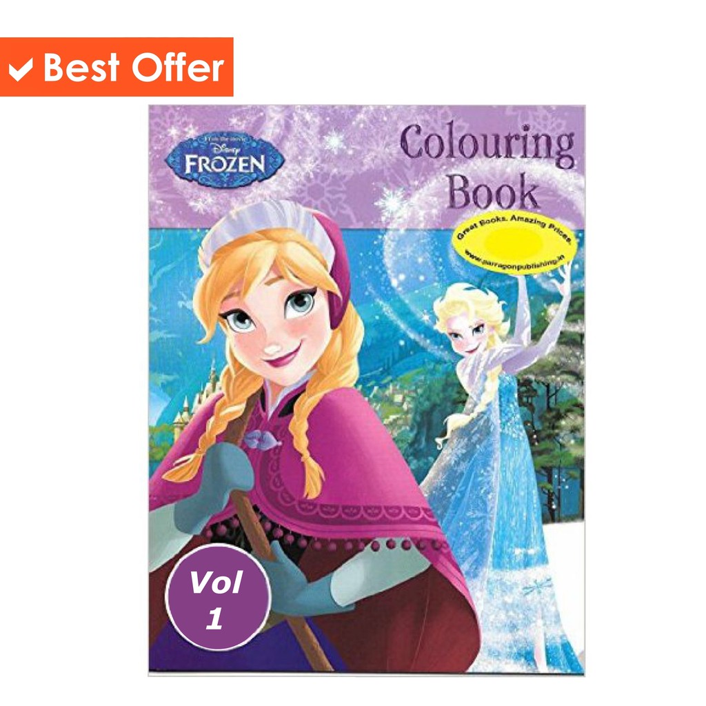 Download Disney S Frozen Elsa Printable Colouring Book Pdf Shopee Malaysia