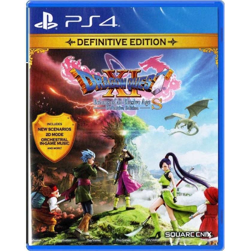 Ps4 Dragon Quest Xi S Echoes Of An Elusive Age Definitive Edition R3 English Japanese Language Version Shopee Malaysia