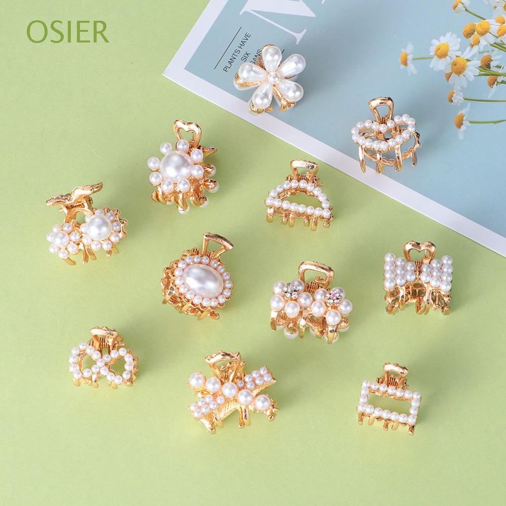 Osier Accessories Wedding Party Mini Hair Clips Women Girls Pearl