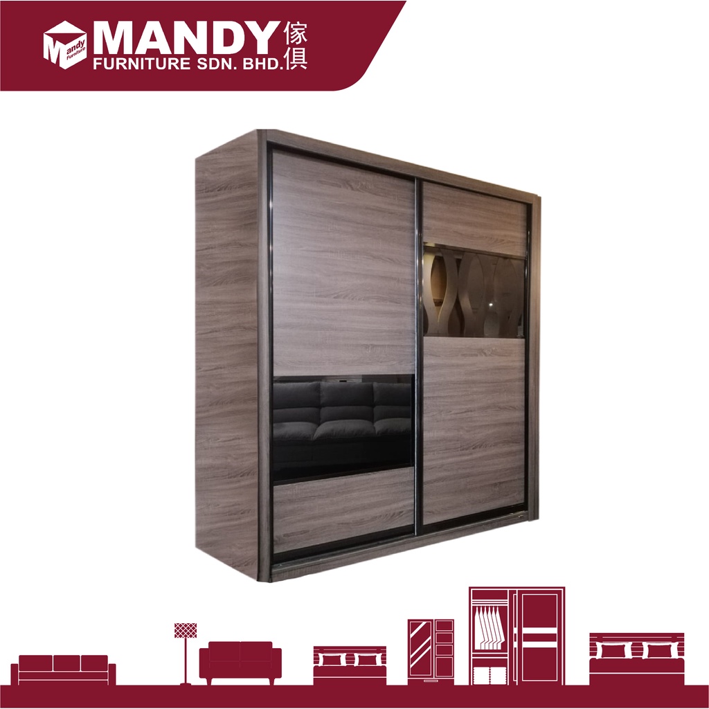 Affordable 6'x8' Wardrobe/ Bedroom Furniture/Sliding Wardrobe