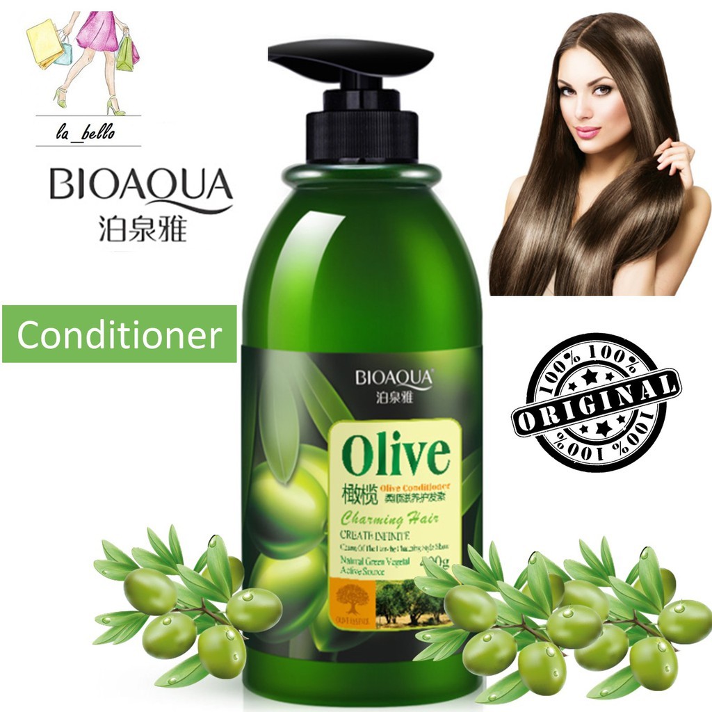 [100% ORIGINAL] BIOAQUA 400g Olive Hair Conditioner Charming Series ...