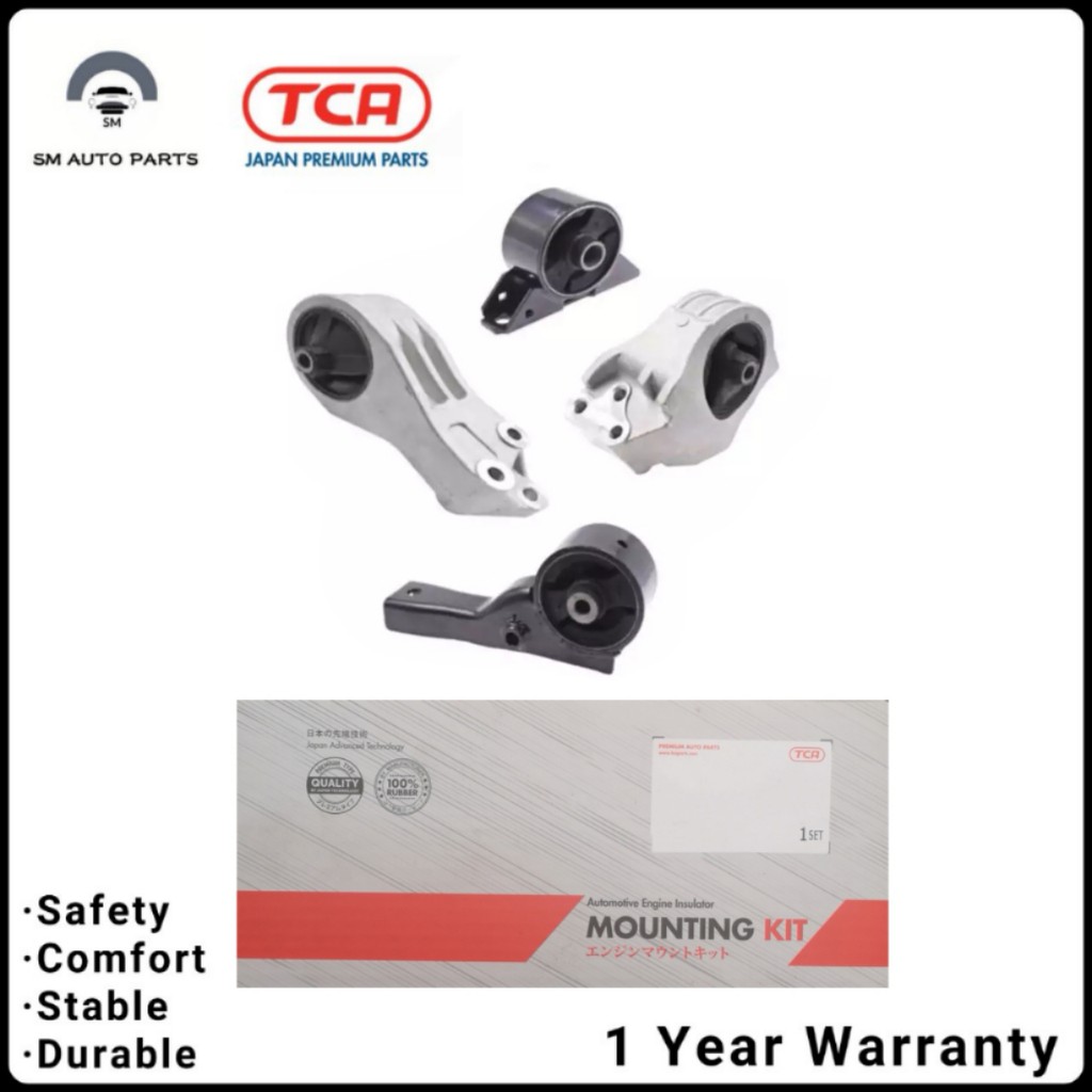 Proton Saga Flx Auto Engine Mounting Tca 1set 4pcs Shopee Malaysia