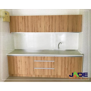 Kitchen Cabinet Melamine Base Rm145 Wall Rm95 Shopee Malaysia
