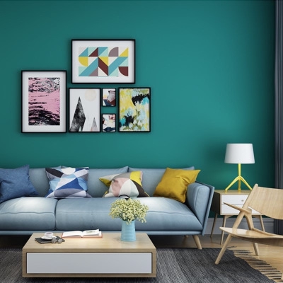 Solid Color Wallpaper Simple Nordic Bedroom Living Room Background Wall Paper Shopee Malaysia