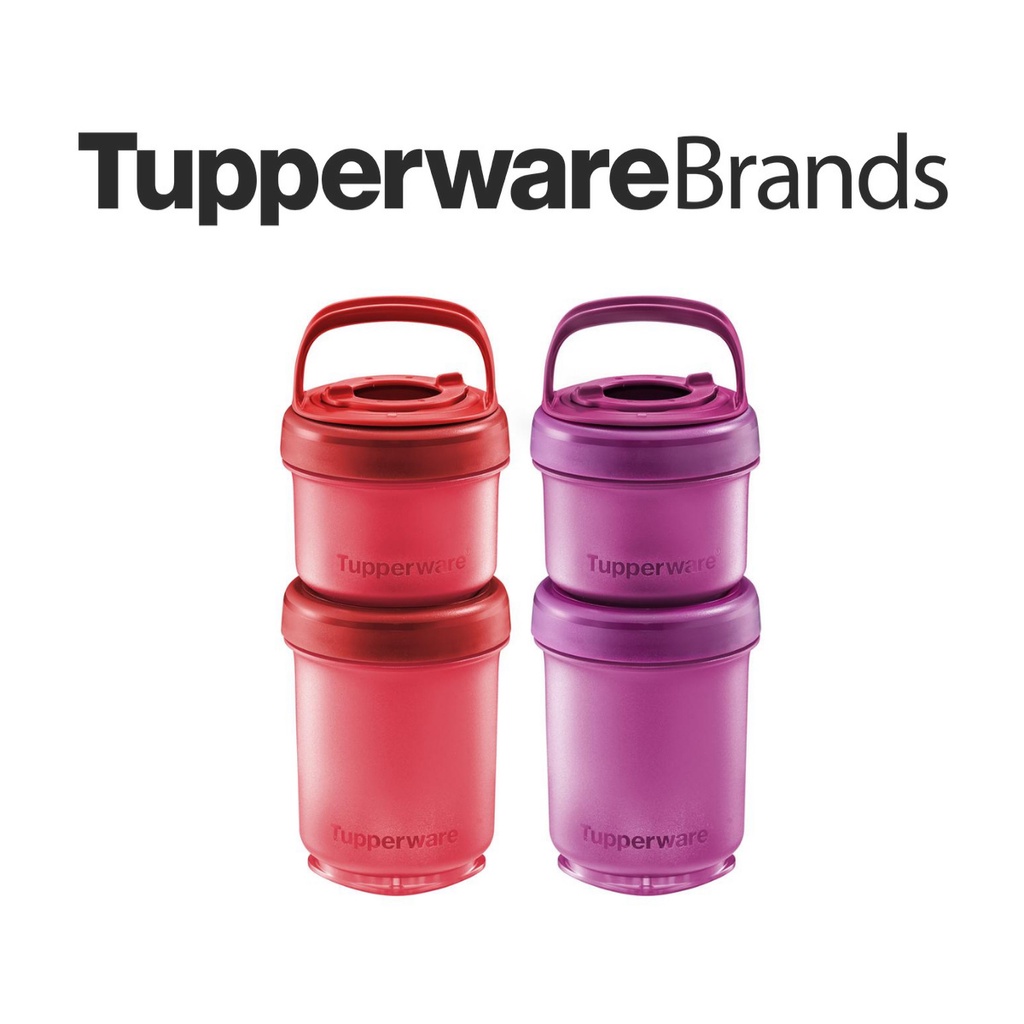 Tupperware Twist N Snack - Snap Together & Snack Together