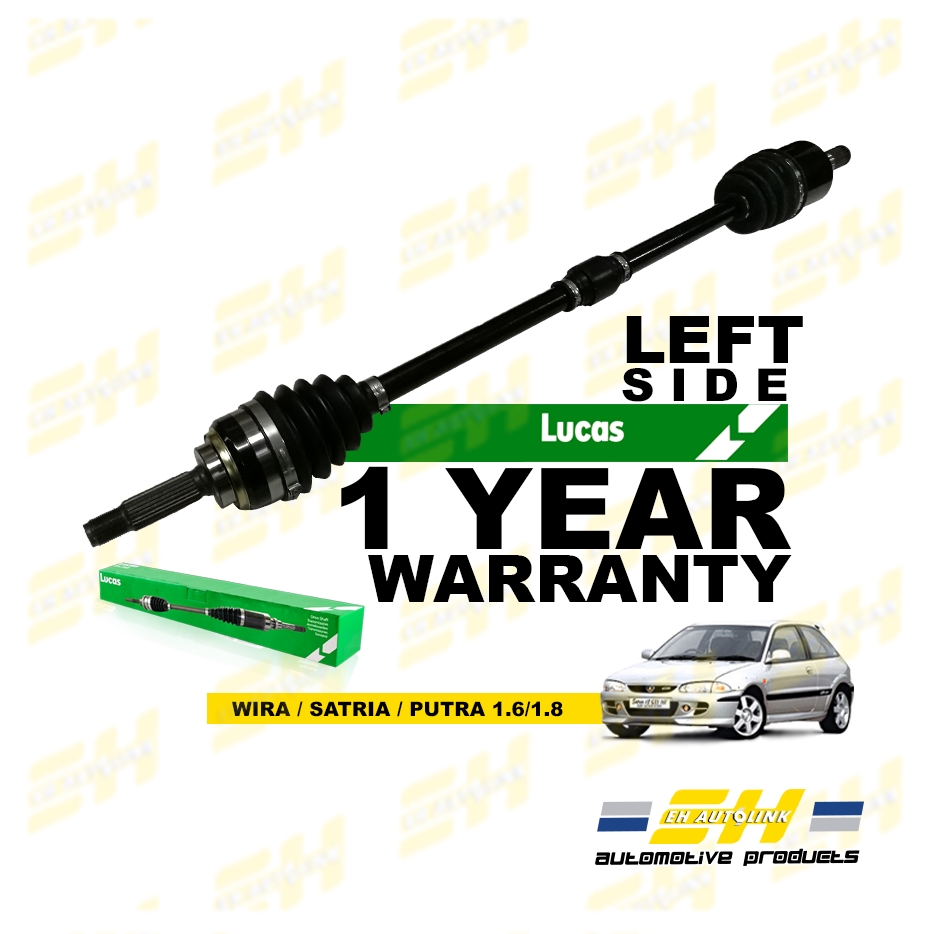 DRIVE SHAFT LUCAS - WIRA SATRIA PUTRA 1.6 1.8 RH (S)  Shopee Malaysia