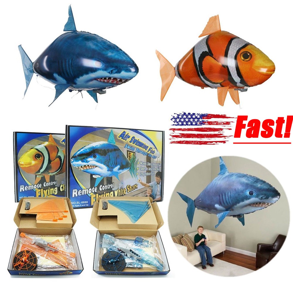 air swimming fish remote control