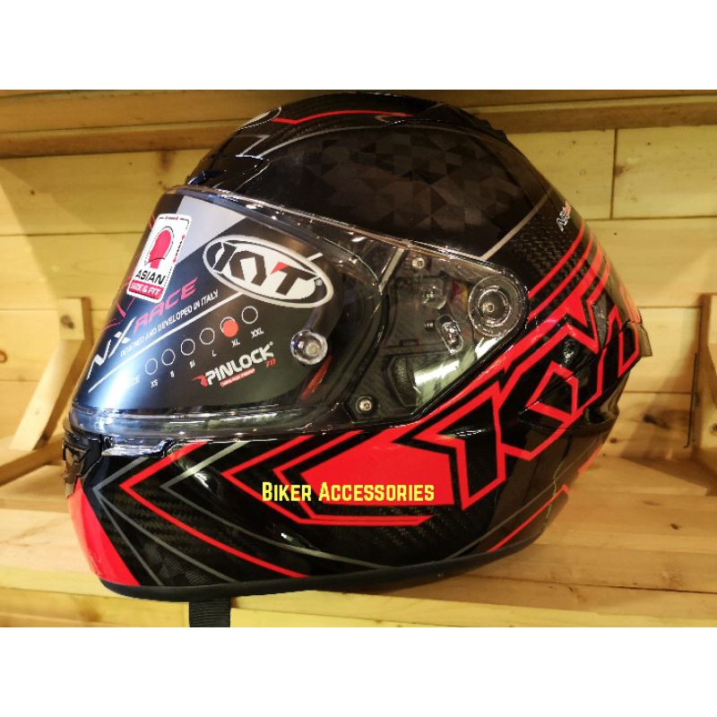 KYT NX Race Prisma Fullface Helmet Shopee Malaysia
