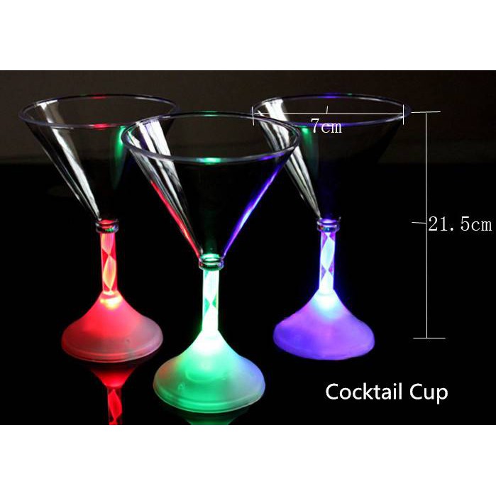 flashing martini glasses