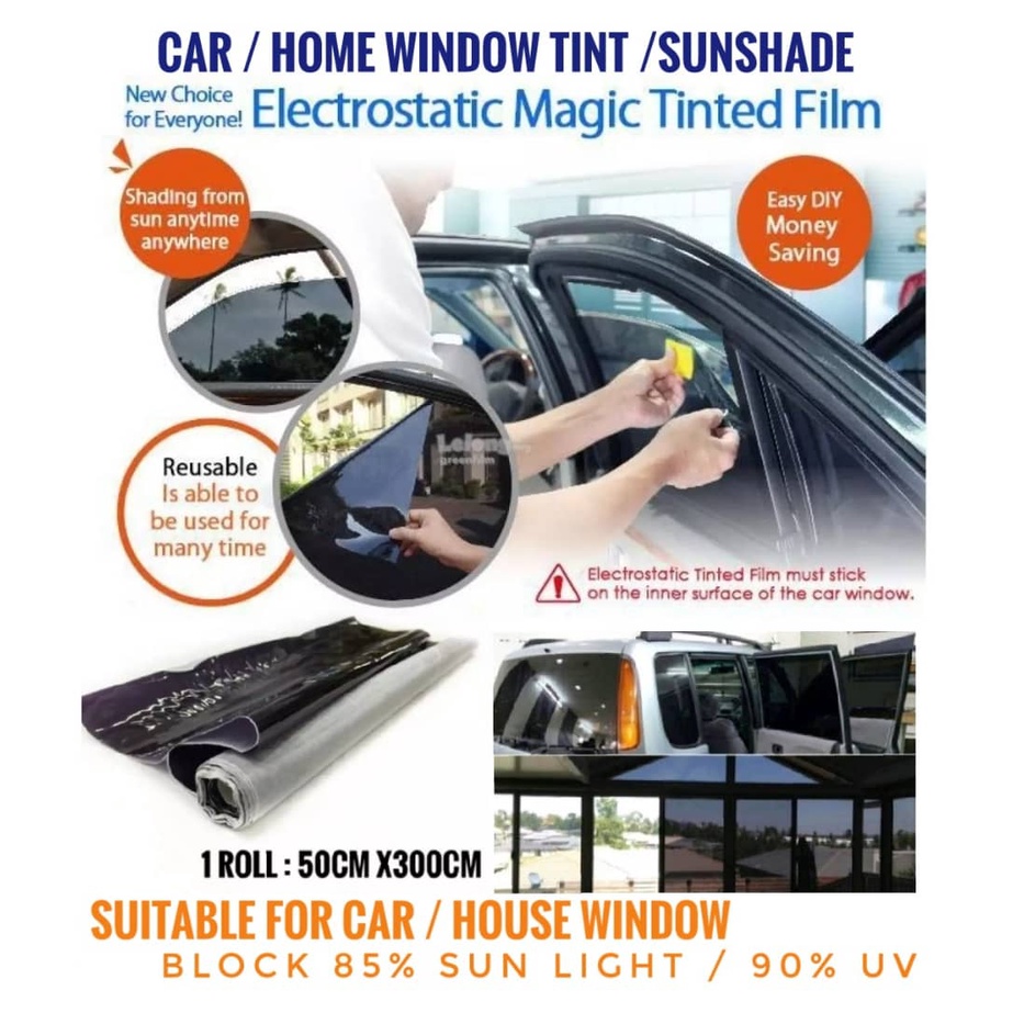 Car Magic Tint Car Tint Film Sun Shield Window Sunshade Glass Sun