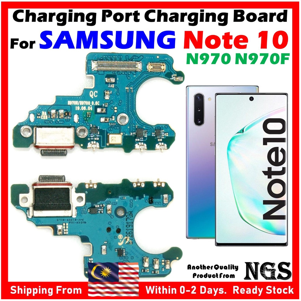 Original Charging Port Charging Board For Samsung Galaxy Note 10 N970 N970f N971n N970u N9100 With Opening Tools Shopee Malaysia