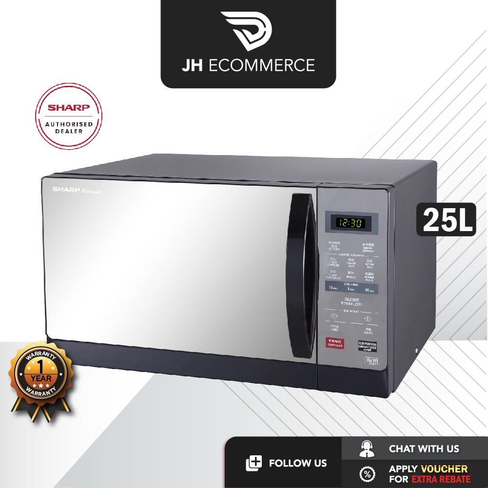 Sharp 25L Microwave Oven R357EK Shopee Malaysia