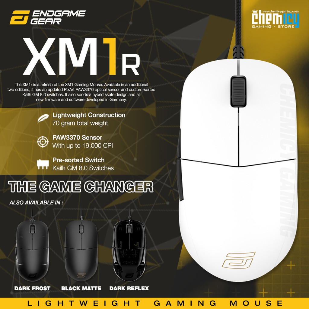 Endgame Gear Xm1r Lightweight Gaming Mouse Shopee Malaysia