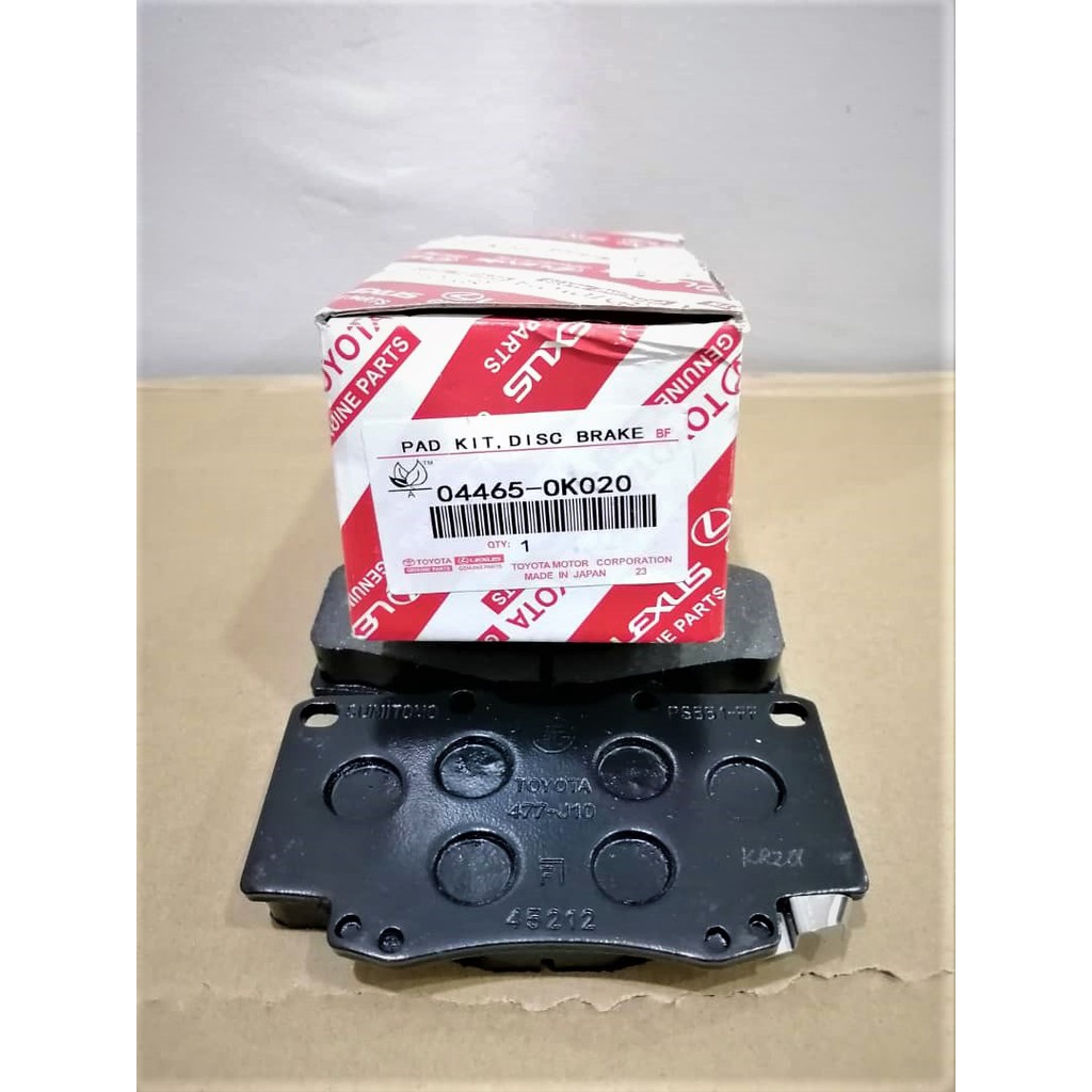 Toyota Hilux Vigo Kun25 Disc Brake Pads Front Shopee Malaysia
