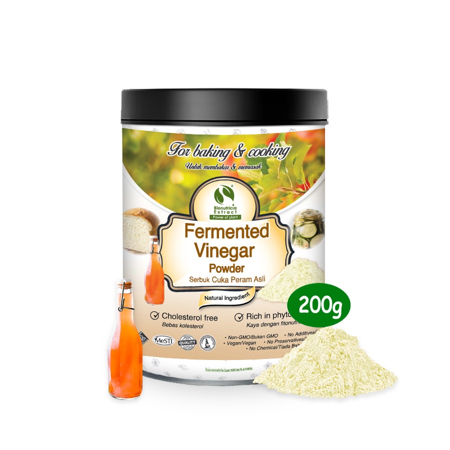 Bionutricia Fermented Vinegar Powder Cane Sugar (200g/Can)Digestion