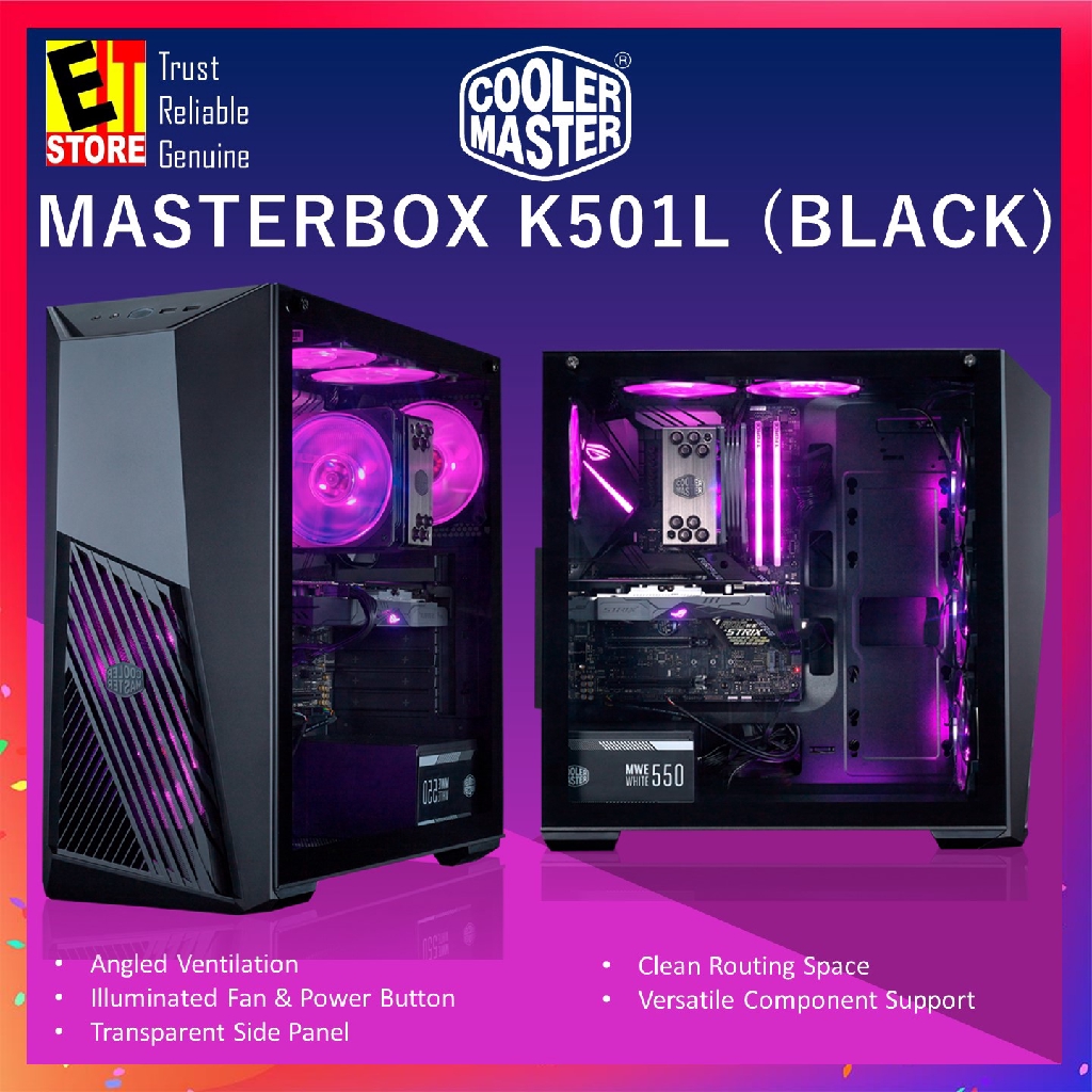 COOLER MASTER MASTERBOX K501L RGB DESKTOP CASING (MID TOWER) (MCB-K501L ...