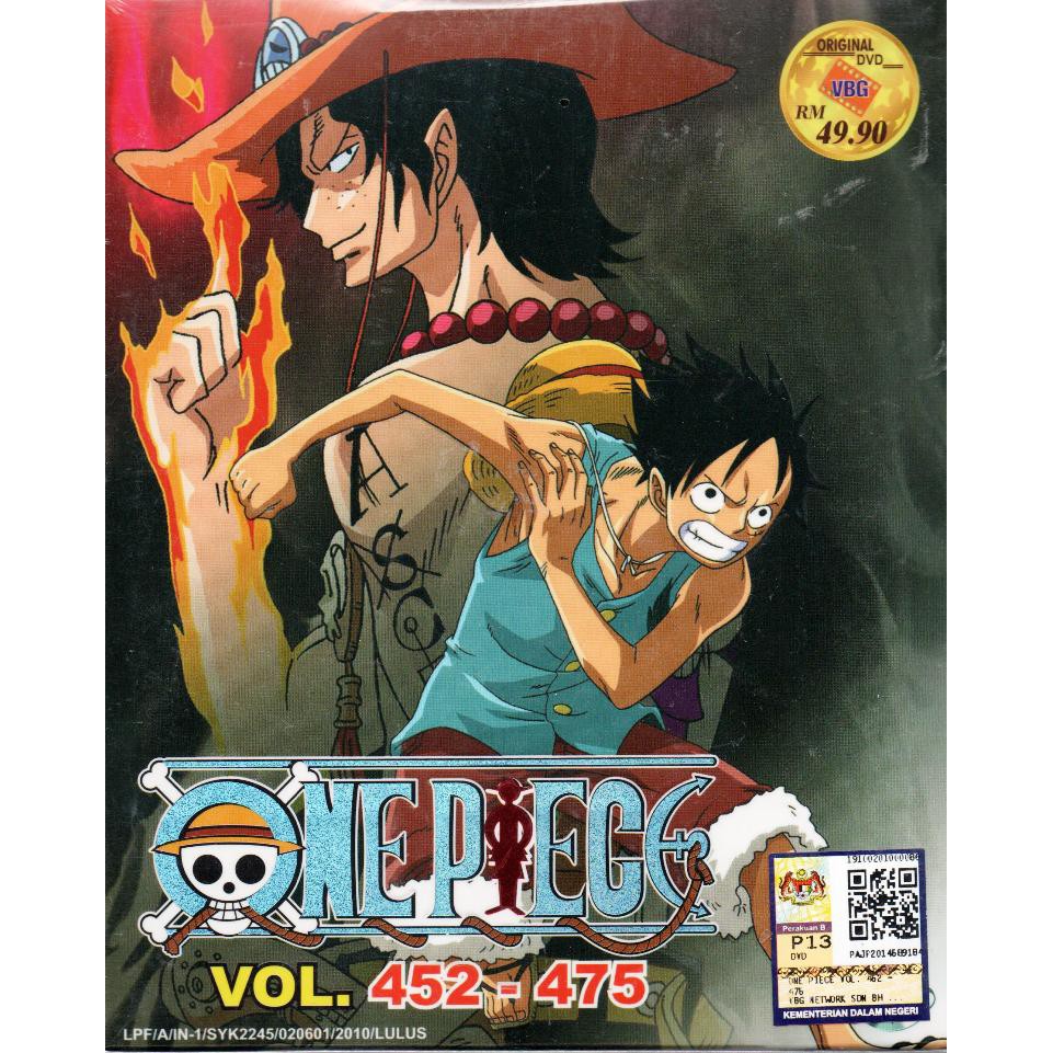 Anime Dvd One Piece Box 10 Vol 452 475 Shopee Malaysia